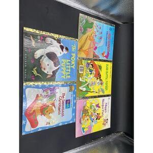 VTG Little Golden Book 5 Lot Of Miscellaneous Titles. ￼